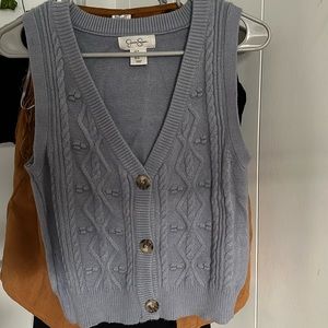 Light Blue Sweater Vest